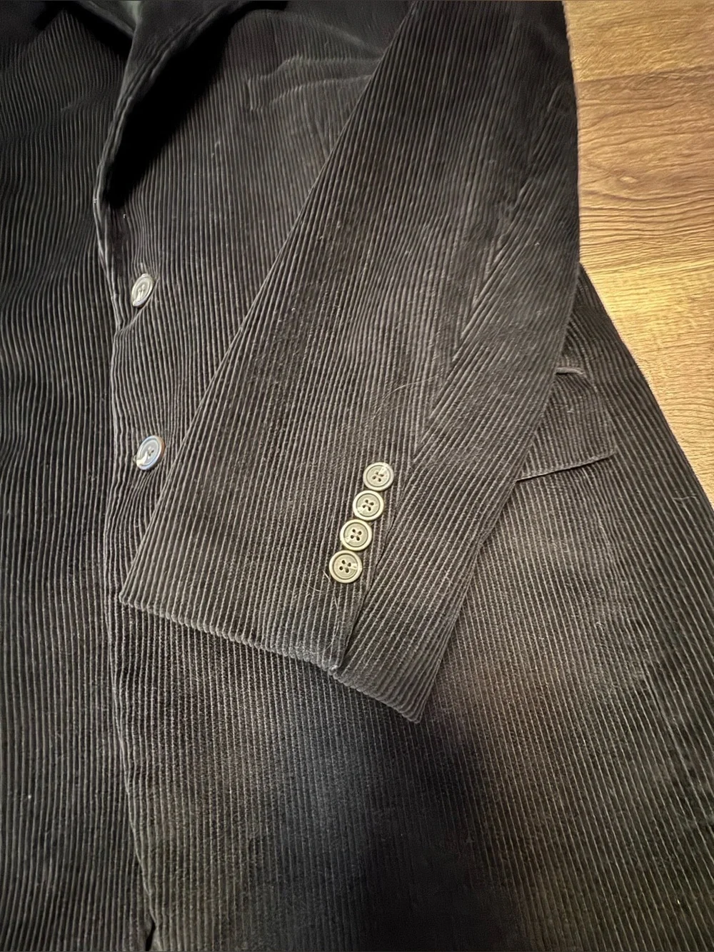 Lauren Ralph Lauren Black Corduroy Sport Coat 42R”
